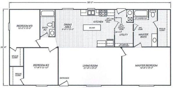 28563S Eagle Floor Plan