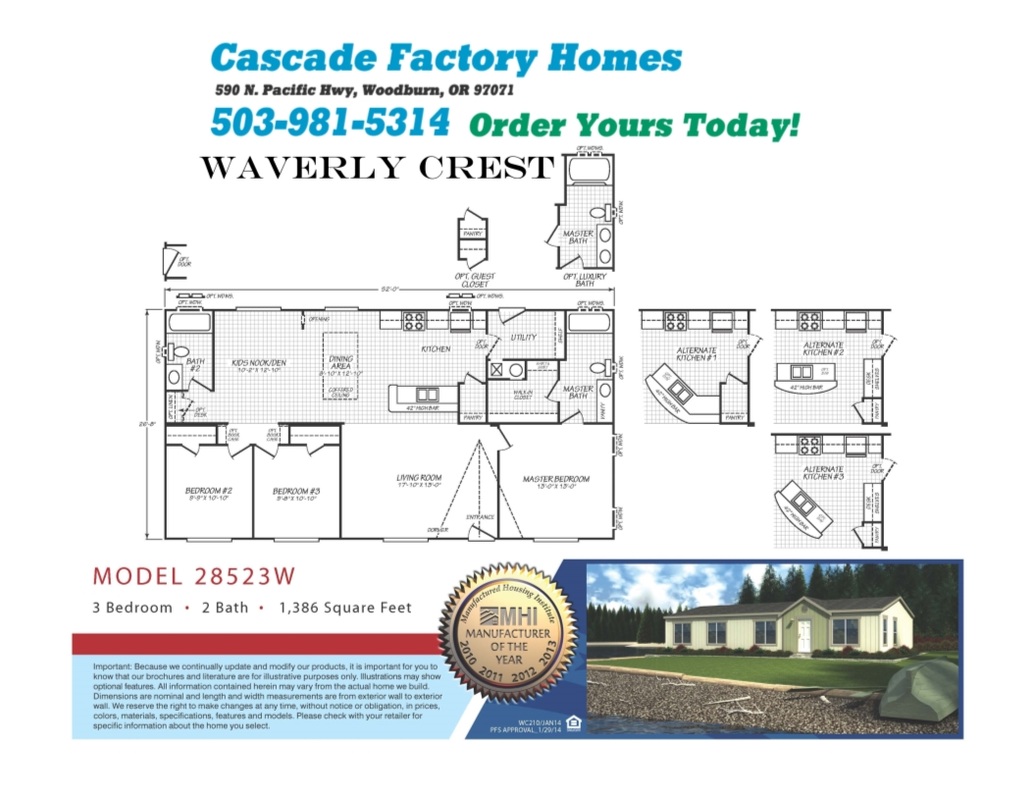 28523W Waverly Crest Floor Plan